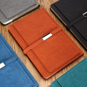 Thickened Business Notebook A5 Leather Cover Soft <b>Paper</b> Wireless Perfect Binding <b>Office</b> Meeting Use Customizable - Product Image 2