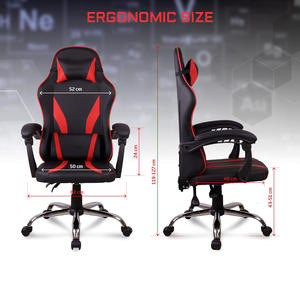 130KG Heavy Duty Rouge Silla <span class=keywords><strong>Gamer</strong></span> Durable OEM logo <span class=keywords><strong>Fauteuil</strong></span> D'ordinateur Inclinable <span class=keywords><strong>Design</strong></span> Ultra-confortable Sedia Chaise De Jeu - Product Image 6