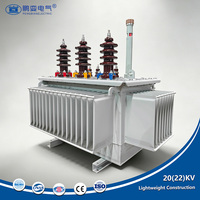 Transformateur de distribution triphasé immergé dans l'huile Pengbian S11-M 125 kVA 20 kV/22 kV Dyn11/Yyn0 Groupe vectoriel Léger
