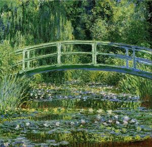 Fait sur mesure peint à la main célèbre nénuphars <span class=keywords><strong>Monet</strong></span> <span class=keywords><strong>Claude</strong></span> peinture à l'huile Reproduction pour la maison salon mur Art décor - Product Image 2