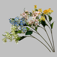 Künstliche Rosa Flieder-Blumen Seiden-Blumenstrauß Realistische Dekoration für Zuhause Hochzeit Laden-Display