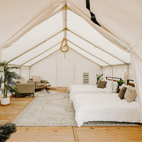 Tente de réception commerciale de luxe grande taille pour mariages et événements extérieurs, en tissu Oxford, avec une chambre, ouverture rapide et automatique – Offre Spéciale
