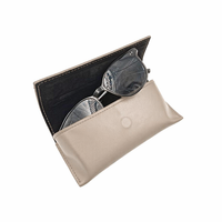 Estuche Rígido Rectangular de Alta Gama para Gafas de Sol con Logotipo Personalizado, Paño de Limpieza para Gafas y Bolsa para Gafas