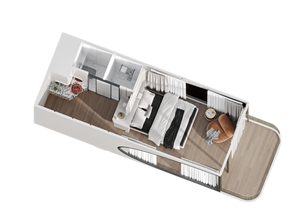 Capsule spatiale modulaire en acier, maison mobile préfabriquée avec cuisine et salle de bain pour hôtels et chambres d'hôtes - Product Image 6