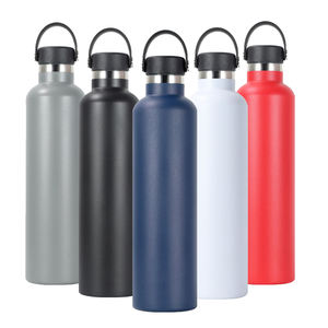 Venta al por mayor de vasos de acero inoxidable de grado alimenticio aislados al vacío de doble pared con logotipo personalizado botella de agua con paquete de tapa - Product Image 4