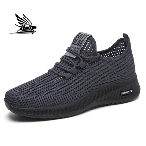 Vendas quentes Priduct preto Tailândia esportes casual fabricante de sapatos de corte alto tênis para homens estilo caminhada