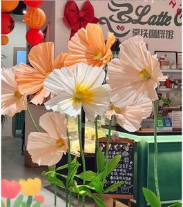 Fiori Giganti Autoportanti per Vetrine, Esposizione per Negozi, Fiori Artificiali Giganti in Carta per Decorazioni Matrimoniali - Product Image 3