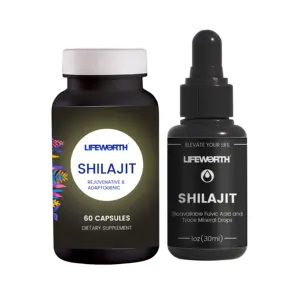 Lifeworth Private Label Trace Mineral Salt With Magnesium Shilajit Resin Extract Tablet Capsules Rich In Fulvic Acid