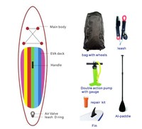 Weihai Sup fabricant Sports aquatiques Air planche de surf Sup gonflable avec tous les accessoires