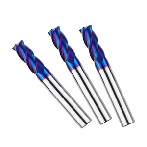 Dao phay đầu vuông cacbua xanh đậm, máy phay CNC, dụng cụ cầm tay dùng cho kim loại HRC45 55 60 70 - Product Image 5