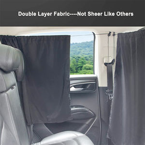 Rideaux d'intimité <span class=keywords><strong>pour</strong></span> <span class=keywords><strong>voiture</strong></span> Fenêtre arrière <span class=keywords><strong>pour</strong></span> voyage Camping Sleeping Baby Feeding Sun Shade Cover Car Divider Curtains - Product Image 5