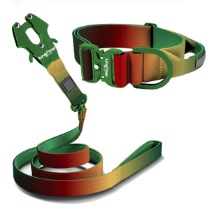 Correa y <span class=keywords><strong>Collar</strong></span> Ajustable Táctico de Nailon Personalizado para Perro, Acolchado de Neopreno con Hebilla Ligera de Metal de Aluminio para la Temporada Navideña - Product Image 4