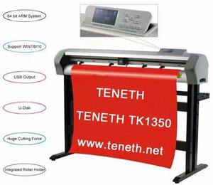 Machine de découpe de papier Teneth haute précision TK-1350 avec panneau de commande pliable pratique / Traceur de découpe de vinyle compatible avec - Product Image 5