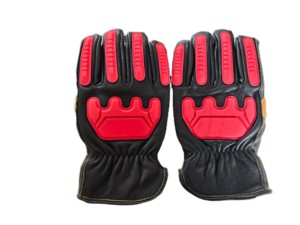 Guantes de cuero de vaca de primera calidad para mecánicos TPR, protección anticorte para brazos y manos, refuerzo mejorado de La Palma para talleres de conductores - Product Image 3
