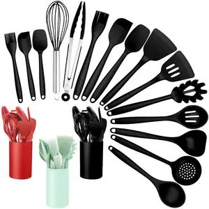 accessories heavy duty kitchen utensils set Kitchen Accessories Cookware Set Wholesale 11 Pcs Silicone Kitchen Utensil Set