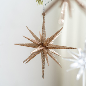 New Christmas Tree <b>Explosive</b> Star Ornament Multiple <b>Colors</b> Christmas Tree Decoration Home Wedding Party Scense DIY Ornament - Product Image 2
