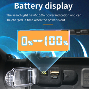 Có thể sạc lại công suất cao <span class=keywords><strong>Led</strong></span> đèn pin siêu dài chiếu sáng khoảng cách đèn tìm kiếm ánh mạnh mẽ đèn lồng ngọn đuốc - Product Image 5