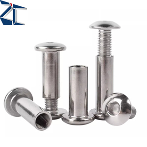 Hoge kwaliteit 304 roestvrijstalen verzinkte binnenzeskant borgschroef klemplaat bout en moer schroef rivetschroef - Product Image 5
