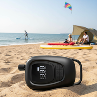 Pompe à air gonflable en plastique pour planche à pagaie SUP 0-20 PSI haute pression avec arrêt automatique pour planches à pagaie, bateaux, kayaks, piscines et essentiels de voyage