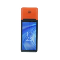Terminal de point de vente tactile Android 14 avec imprimante thermique 58 mm pour la gestion de la caisse des restaurants et la commande de repas en ligne