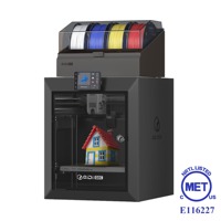 Imprimante 3D QIDI Q2 Combo avec vitesse d'impression de 600 mm/s, système CoreXY avec boîte QIDI, système multi-matériaux 4 couleurs