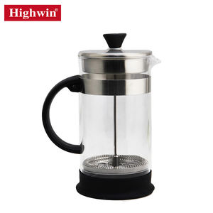 Cafetière à piston <span class=keywords><strong>en</strong></span> <span class=keywords><strong>plastique</strong></span> HIGHWIN, <span class=keywords><strong>carafe</strong></span> <span class=keywords><strong>en</strong></span> <span class=keywords><strong>verre</strong></span> borosilicate, presse-café à piston - Product Image 6