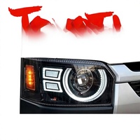 Kit de modernisation de phares pour HiAce 2005-2018 avec lentilles de projecteur LED de style Defender, clignotants séquentiels, 24V 55W