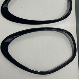 BMW Mini R60 Headlight Bezels Piano Black <b>ABS</b> 51139801573 51139801574 For Replace Repair - Product Image 1