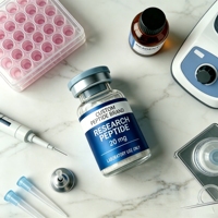 Étiquettes personnalisées de qualité supérieure pour flacons de peptides en PP, étiquettes autocollantes résistantes à l'eau pour contenants cosmétiques de peptides pour soins de la peau