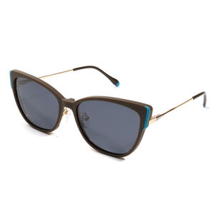 Lunettes de soleil œil de chat de créateur 2026 avec clip magnétique, monture métallique, pour femme, luxe, polarisées, vente en gros d'usine OEM/ODM - Product Image 3