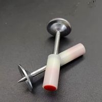 Clou en acier de haute qualité à tige lisse pour fixation rapide et intégration au plafond, idéal pour la construction et le cartonnage