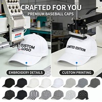 Casquette de baseball en coton personnalisée avec logo, 6 panneaux, broderie, maille, style sportswear, design unique