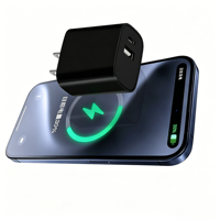 Chargeur mural rapide 30W PD 3.0 avec ports USB Type-C pour tablette, Airpods/iPhone/iWatch, chargeur de téléphone portable OEM