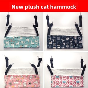 Hamaca para Mascotas (Gatos, Hámsters y Chinchillas) con Forro Polar, Ajustable y Reforzada, Diseño de Jaula Colgante de Hierro, para Uso en Todas las Estaciones - Product Image 4