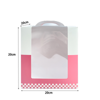 Boîte d'emballage de gâteau en carton blanc personnalisé en gros, adaptée aux rassemblements d'enfants Dancing Party 12 pouces Dessert Cakes Boxes