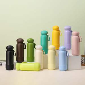 Bouteille d'eau isotherme en acier inoxydable 304 à double paroi sans BPA, personnalisée, pour la randonnée et la salle de sport, 16 oz, 25 oz, anti-fuite, avec poignée en silicone - Product Image 1