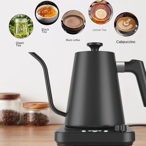 Hervidor Eléctrico Inalámbrico Inteligente de Cuello de Cisne, Superventas Transfronterizo, Nuevo Modelo 2025, Cuerpo de Acero Inoxidable, 1.2L, Control Digital de Temperatura - Product Image 5
