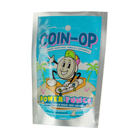 Sachets d'emballage pour boissons en plastique et feuille d'aluminium avec trous pour pailles, pour boissons gazeuses, jus, grains de café - Impression héliogravure personnalisable