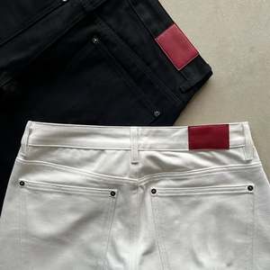 <span class=keywords><strong>Jeans</strong></span> da <span class=keywords><strong>Uomo</strong></span> Personalizzati dal Produttore, Pantaloni Denim Baggy, Taglio Bootcut, Denim Grezzo Giapponese Selvedge a Zampa d'Elefante per <span class=keywords><strong>Uomo</strong></span> - Product Image 5