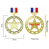 Plaque de récompense, Meilleures médailles de football, de volleyball, de cyclisme, de muay thai, de saut d'obstacles, de sabre et autres médailles de compétition pour enfants, avec logo de qualité et rubans
