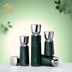 Emballage de flacons cosmétiques 30g 100g 50ml 120ml, flacons en verre dépoli vert argenté dégradé pour tonique, lait corporel, crème, <span class=keywords><strong>essence</strong></span> - Product Image 2