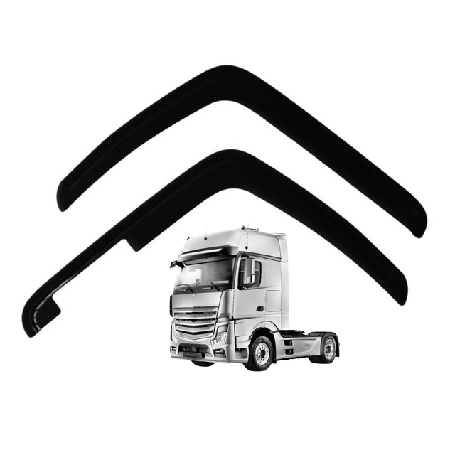 Truck Car Exterior Accessories Injection Molding Window Visor Sun Visor Decorative Trims CoverDOOR WIND DEFLECTOR for Actros MP5
