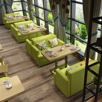 Canapés de restaurant de style nordique modernes fabriqués en Chine, tables et chaises pour salons de thé, stands de desserts, mobilier de salle à manger
