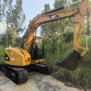 Mini-excavatrice 8 tonnes Caterpillar 308C CAT 308C d'occasion, excavatrice hydraulique d'occasion, matériel de construction et de terrassement certifié CE - Product Image 2