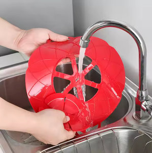 Heat Resistant Reusable Silicone Suction <strong>Lids</strong> Spill Stopper Pot <strong>Pan</strong> <strong>Lid</strong> Cover Silicone Kitchen Overflow <strong>Lid</strong> - Product Image 4