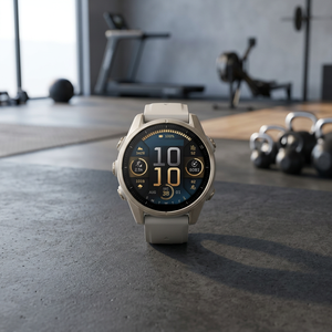 Montre connectée GPS ORIGINALE - 43 mm - Gris brumeux - Grès foncé - Or doux - Personnalisable ODM - Product Image 2
