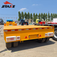 Semi-remorque à plateau surbaissé neuve et d'occasion, 3 essieux, 4 essieux, 60 tonnes, 80 tonnes, pour le transport de machines lourdes
