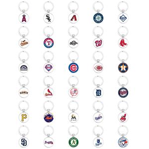 MLB, бейсбольный клуб высшей лиги, ювелирный металлический брелок, модель логотипа спортсмена, брелок - Product Image 1