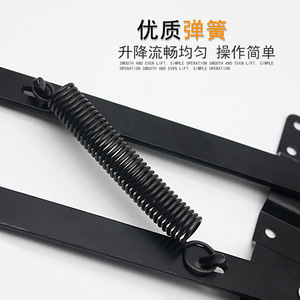Hydraulic Soft Close Coffee Table Lifter Spring <b>Loaded</b> Folding Bracket Metal Frame Lift <b>Top</b> Furniture Hardware Accessory - Product Image 4