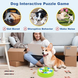 Comedero para Perros Antideslizante de PP Resistente, Diseño Giratorio con 4 Almohadillas Antideslizantes, Alimentador Lento, Suministros para la Alimentación Diaria de Mascotas - Product Image 6